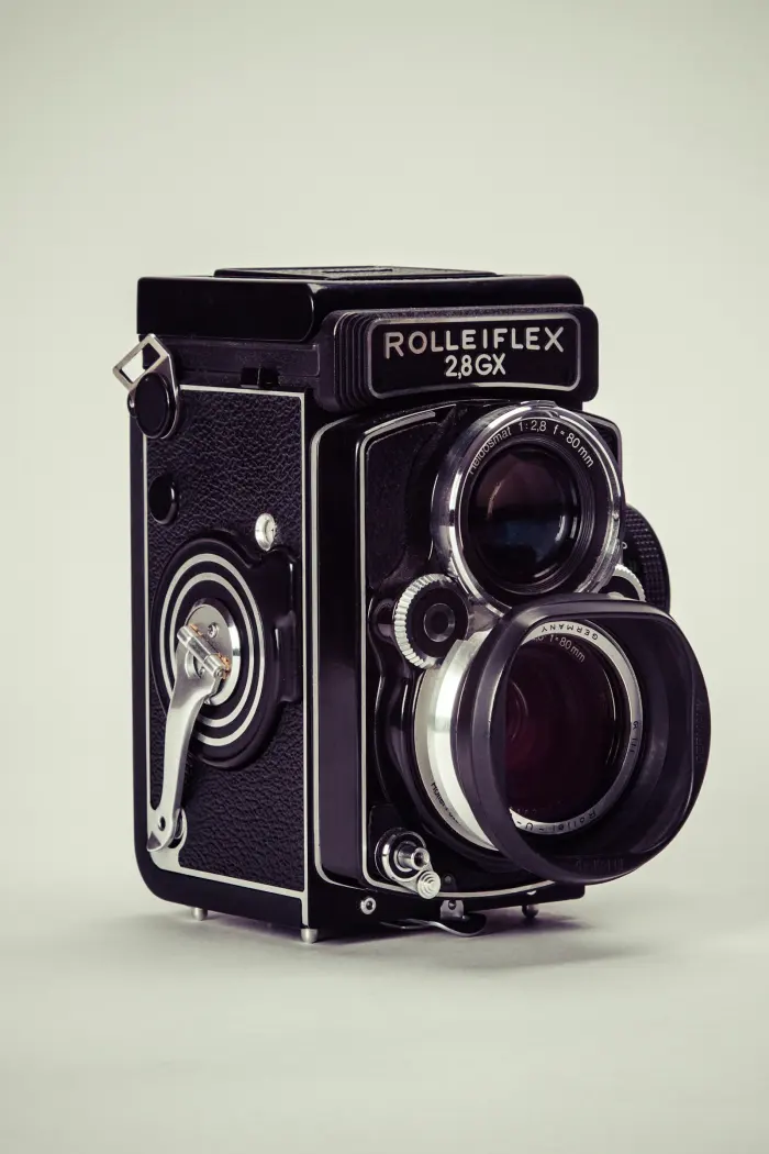 Rolleiflex 2.8GX twin-lens reflex