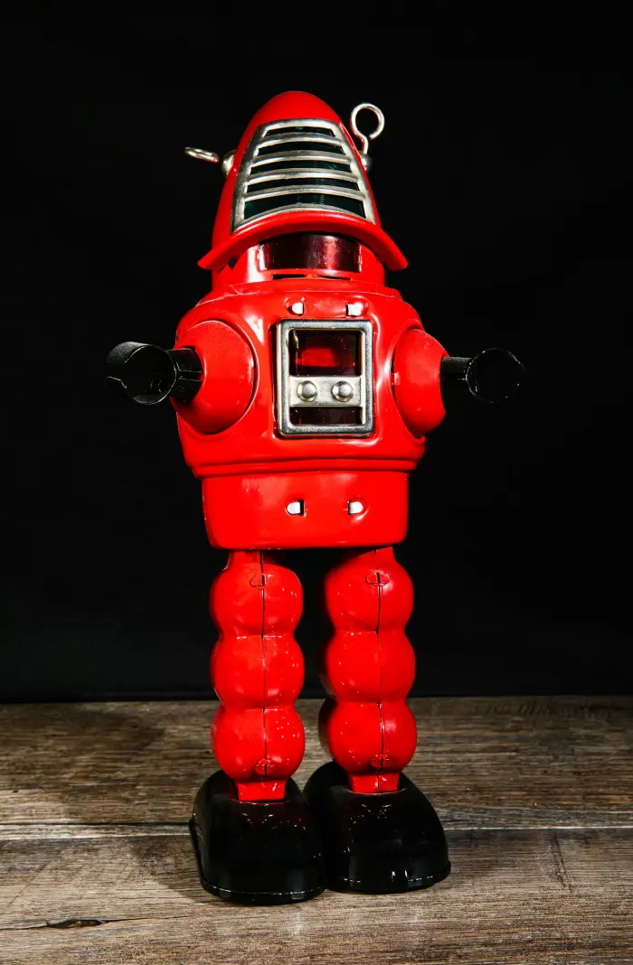 1960s Japanese tin wind-up robot
